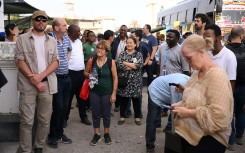 Sudanese are also fleeing Khartoum if they can, on foot or whatever transport they can find
