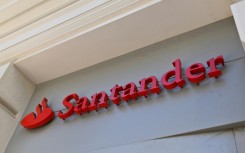 Spain's biggest lender posted a $2.83 billion net profit in the first three months of the year
