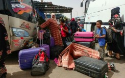 Sudanese and foreigners have been fleeing to the Egyptian border to try and escape the conflict