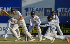 Sri Lanka's top four batters all hit centuries for only the third time in Test history, with Nishan Madushka and Kusal Mendis scoring double tons