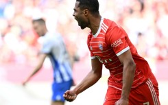 Bayern Munich forward Serge Gnabry scored his first goal since February as his side roared back to the top of the Bundesliga table on Sunday with a win at home over Hertha Berlin
