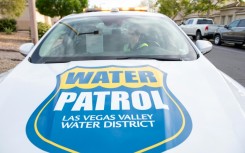Cameron Donnarumma patrols Las Vegas neighborhoods to check if residents are wasting water