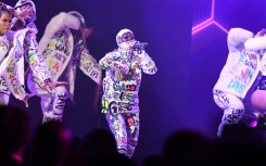 US rapper Missy Elliott performs at the 65th Annual Grammy Awards in Los Angeles on February 5, 2023