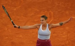 Spanish special: Aryna Sabalenka celebrates after beating Iga Swiatek to win the Madrid Open