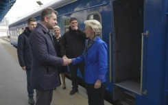 EU chief Von der Leyen arrives in Kyiv for 'Europe Day'