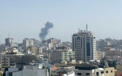 Smoke billows as Israel launches new airstrikes on Gaza Strip 