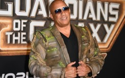 US actor Vin Diesel has reason to smile, as 'Guardians of the Galaxy Vol. 3' -- in which he has the voice role of a tree named Groot -- earned top spot at North American box offices for the second week running