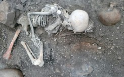 Archaeologists found two new skeletons during excavations at Pompeii, destroyed in AD 79