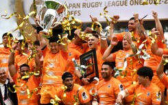 Kubota Spears Funabashi Tokyo Bay won the Japan Rugby League One title on Saturday in Tokyo