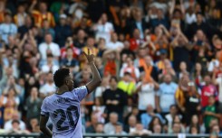 Vinicius Junior signalled to Valencia fans that they were going to the second division after he was sent off at the end of the match in which he was racially abused 