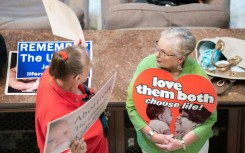 Anti-abortion advocates in the South Carolina Senate, May 23, 2023
