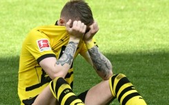 Dortmund forward Marco Reus after his side missed the chance to win the Bundesliga title with a home draw against Mainz