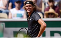 All smiles: Alexander Zverev won on his return to Roland Garros