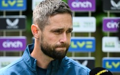 Glad to be back: England all-rounder Chris Woakes speaks to the media ahead of the lone Test against Ireland at Lord's 