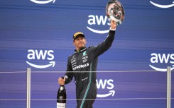Mercedes' British driver Lewis Hamilton