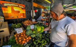 With food price inflation running at nearly 40 percent many Hungarians are being forced to cut back