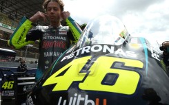 Valentino Rossi on the grid at the French MotoGP at Le Mans in 2021 

