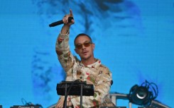 American DJ Diplo performs during the 2023 Governors Ball Music Festival at Flushing Meadows Corona Park in New York City, on June 9, 2023