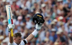 Ton of joy - England's Joe Root celebrates his hundred against Australia in the first Test at Edgbaston
