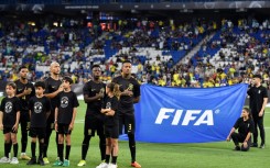 Rodrygo, Richarlison and Vinicius in the black kit
