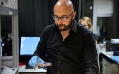 Dr Jacob Hanna working at Israel's Weizmann Institute of Science last year