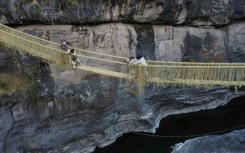 Peruvian communities preserve the world's last Inca rope bridge