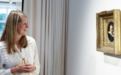 The paintings will be on show in Amsterdam this week