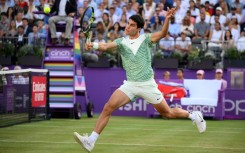 Carlos Alcaraz is through to the semi-finals at Queen's Club