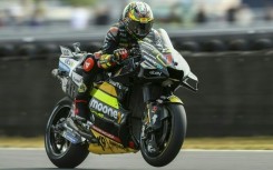 Ducati's Marco Bezzecchi started from pole position to win the sprint race in Assen 