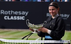 Latvia's Jeļena Ostapenko won the Birmingham Open on Sunday