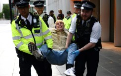 Police said they had arrested 27 people