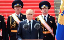 Russian President Vladimir Putin addressed the military and security forces to rally support after a mercenary revolt