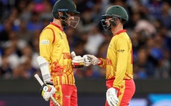 Zimbabwe's Craig Ervine (L) and Sean Williams will be key to the team's Cricket World Cup qualification hopes