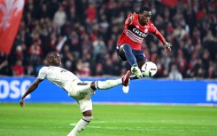 Timothy Weah (R) is heading to Italy after four years at Lille