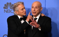Late in his career, Alan Arkin (R) starred opposite Michael Douglas (L) in 'The Kominsky Method'