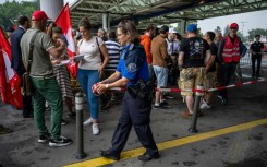Airport workers are protesting a new wage policy