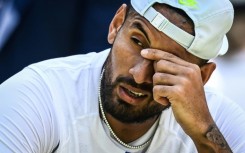 Nick Kyrgios at Wimbledon in 2022 where he went on to finish runner-up to Novak Djokovic