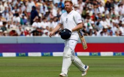 England's Jonny Bairstow walks back to the pavilion