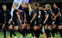 New Zealand celebrate a goal against Vietnam