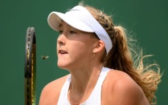 Making a bee line for Wimbledon: A bee flies close to Mirra Andreeva as she plays Madison Keys 