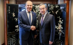 Wang Yi met Russian Foreign Minister Sergei Lavrov on the sidelines of the Association of Southeast Asian Nations (ASEAN) meeting in Jakarta