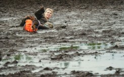 Some fields may see the players crawl around in the waist-deep muck