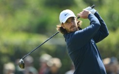 South African amateur Christo Lamprecht is the surprise clubhouse leader at the British Open