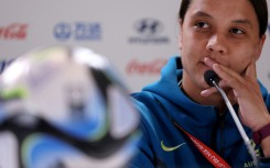 Australia forward Sam Kerr on the eve of the Women's World Cup football match between Australia and Ireland