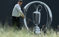 Rory McIlroy moved to two under at the halfway stage of his second round at the British Open                                                           