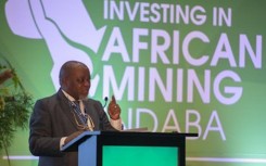 Minister of Mineral Resources and Energy, Gwede Mantashe speaks at the Ministerial Symposium ahead of the Mining Indaba held in Cape Town.