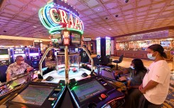 File: Social distancing and sanitising are among some of the provisions being made to keep casino patrons safe.