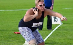 Maria Combrink in action at the Para Athletics IPC Grand Prix in Notwill, Switzerland.