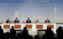 Leaders attending the 2023 BRICS Summit. eNCA/Gianluigi Guercia