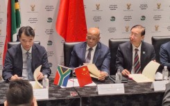 Electricity Minister Kgosientsho Ramokgopa signed a memorandum of cooperation with five Chinese entities. eNCA